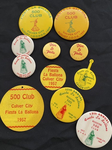Fiesta La Ballona 500 Club Buttons
